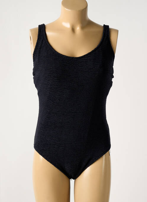 Maillot de bain 1 pièce stretch noir FREYA femme