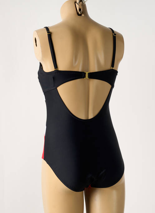 Maillot de bain 1 pièce stretch bleu DEIDAD femme