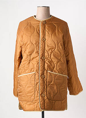 Doudoune poches sans capuche beige OBEY femme