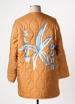 Doudoune poches sans capuche beige OBEY femme