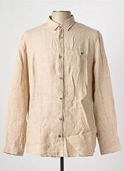 Chemise manches longues beige KRONSTADT pour homme seconde vue