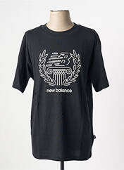 T-shirt noir NEW BALANCE pour femme seconde vue