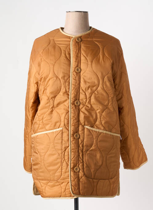 Doudoune poches sans capuche beige OBEY femme