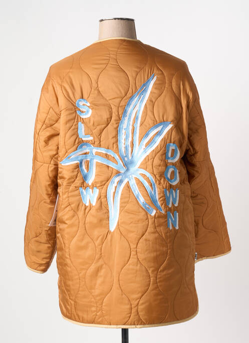 Doudoune poches sans capuche beige OBEY femme
