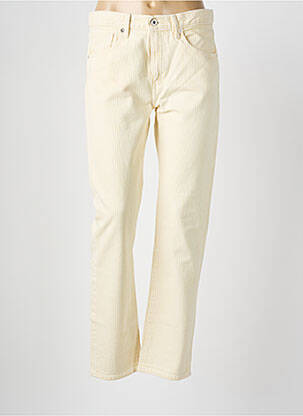 Jeans coupe droite stretch jaune LEVIS femme