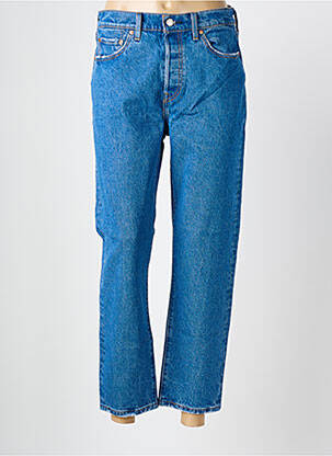 Jeans coupe droite stretch taille normale bleu LEVIS femme
