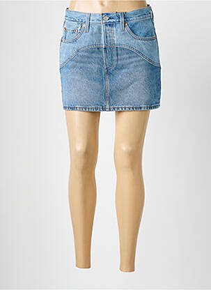 Jupe courte poches bleu LEVIS femme