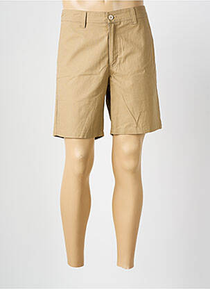 Bermuda coupe droite taille normale marron OLAF homme