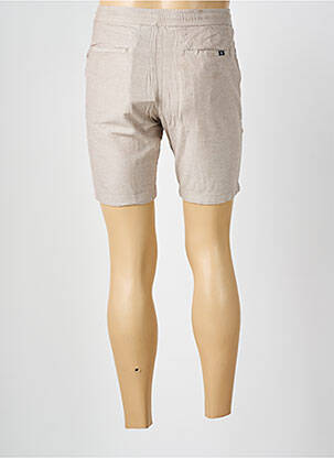 Short fermeture zippée sous rabat boutonné taille normale beige KRONSTADT homme