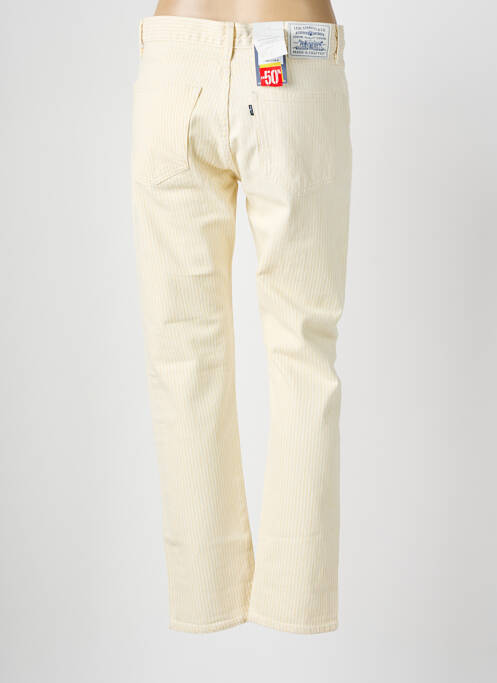 Jeans coupe droite stretch jaune LEVIS femme