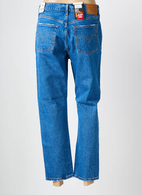 Jeans coupe droite stretch taille normale bleu LEVIS femme
