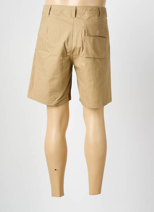 Bermuda coupe droite taille normale marron OLAF homme