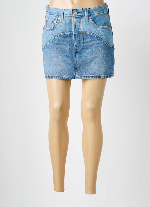 Jupe courte bleu LEVIS pour femme