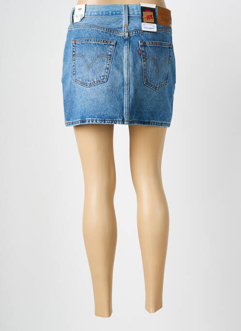Jupe courte bleu LEVIS femme