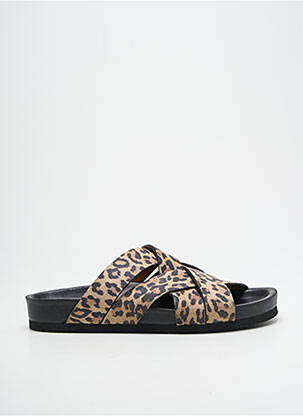 Mules/Sabots marron RIVECOUR pour femme