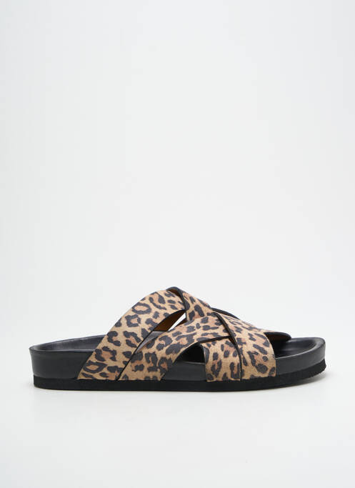 Mules/Sabots marron RIVECOUR pour femme