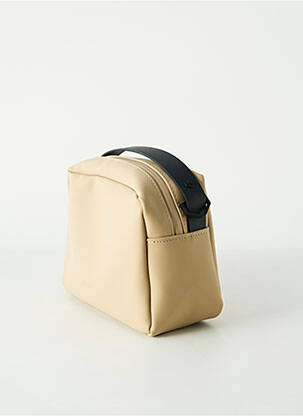 Sac bandoulière réglable forme rectangulaire beige RAINS femme
