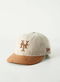 Casquette broderie beige NEW ERA femme