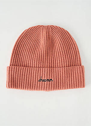 Bonnet orange MAISON LABICHE unisexe