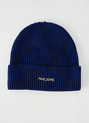 Bonnet broderie bleu MAISON LABICHE homme