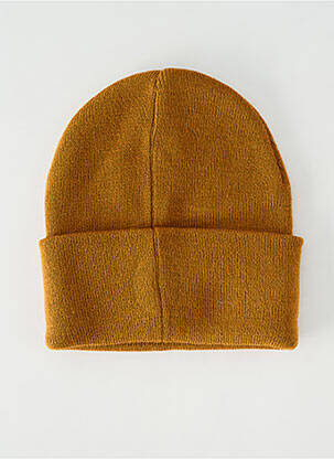 Bonnet broderie marron OBEY homme