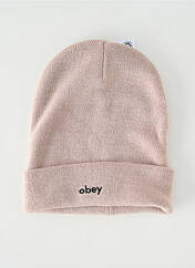 Bonnet beige OBEY pour homme seconde vue