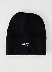 Bonnet noir OBEY pour homme seconde vue