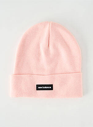 Bonnet rose NEW BALANCE pour homme
