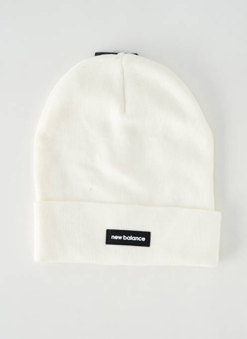 Bonnet blanc NEW BALANCE pour homme