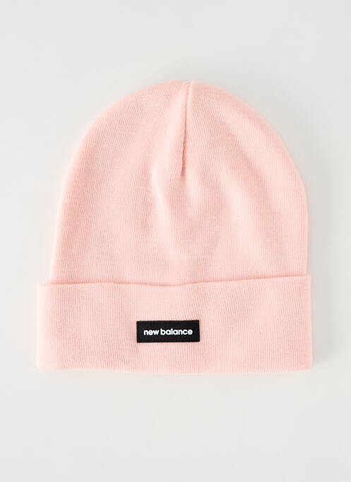 Bonnet rose NEW BALANCE pour homme