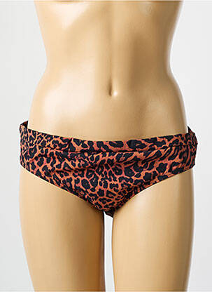 Bas de maillot de bain imprimé fantaisie culotte marron PRIMADONNA femme