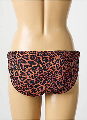 Bas de maillot de bain imprimé fantaisie culotte marron PRIMADONNA femme