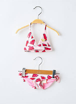 Maillot de bain 2 pièces culotte rose ROXY fille