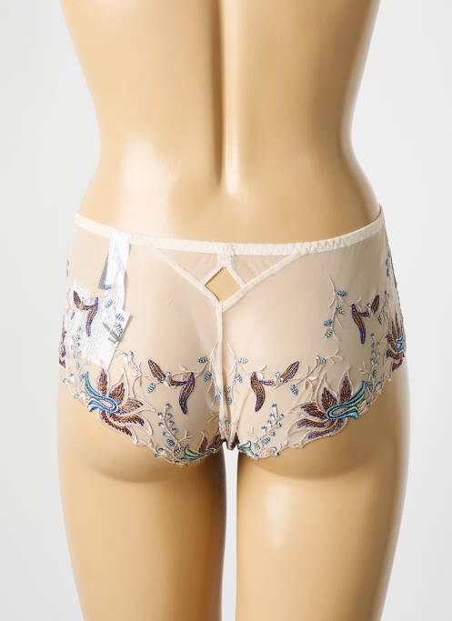 Shorty broderie beige LOUISA BRACQ femme