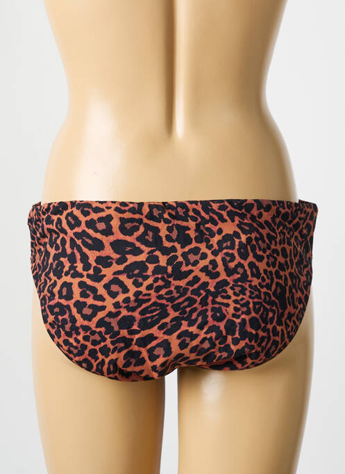 Bas de maillot de bain imprimé fantaisie culotte marron PRIMA DONNA femme