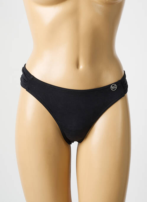 Bas de maillot de bain noir SUN VALLEY pour femme