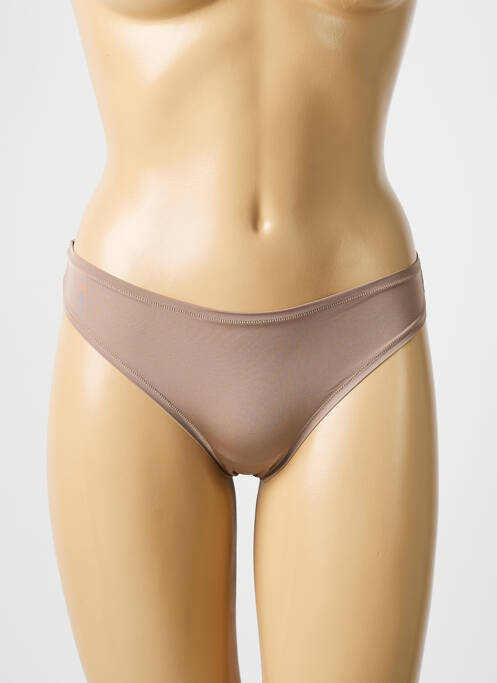 Tanga beige VERDISSIMA pour femme