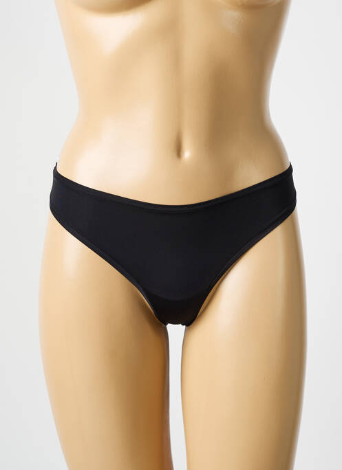 Tanga noir VERDISSIMA pour femme