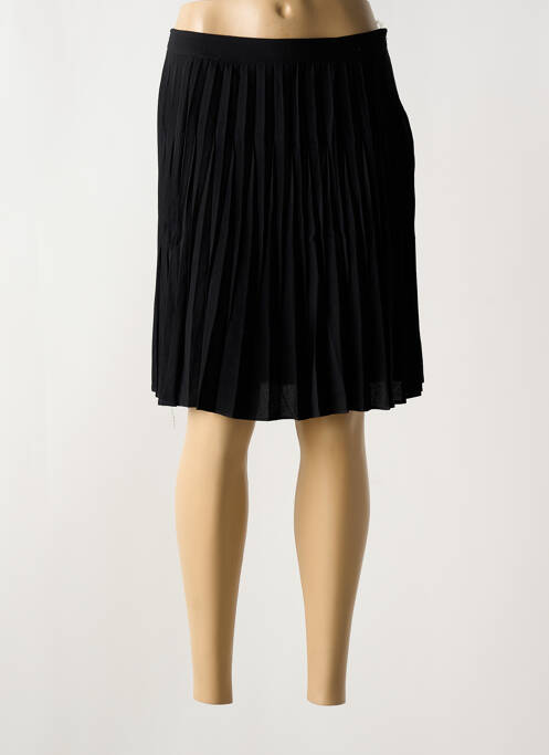 Jupe mi-longue noir ARELINE pour femme