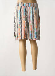 Jupe mi-longue orange ARELINE pour femme seconde vue