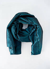 Foulard effet matière satinée vert PAUL BRIAL femme