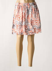 Jupe courte orange ARELINE pour femme seconde vue