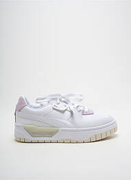 Baskets bout rond talon plat jusqu'à 3cm blanc PUMA femme
