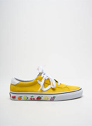 Baskets bout rond bout rond jaune VANS unisexe