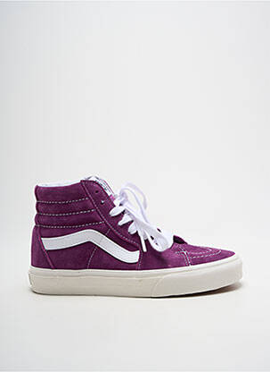 Baskets nubuck bout rond violet VANS unisexe