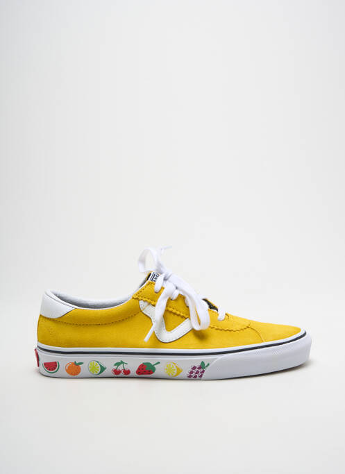 Baskets bout rond bout rond jaune VANS unisexe