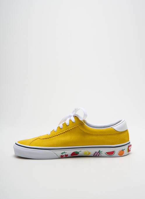 Baskets bout rond bout rond jaune VANS unisexe