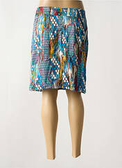 Jupe mi-longue bleu ARELINE pour femme seconde vue