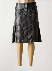 Jupe mi-longue gris ARELINE pour femme seconde vue