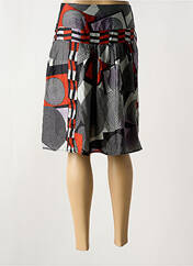 Jupe mi-longue gris ARELINE pour femme seconde vue